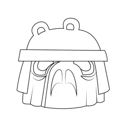 Snowtrooper Angry Birds Free Coloring Page for Kids