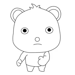 Bei Free Coloring Page for Kids