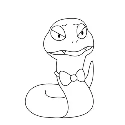 Black Mamba Free Coloring Page for Kids