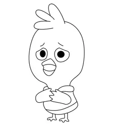 Brother Chick Free Coloring Page for Kids