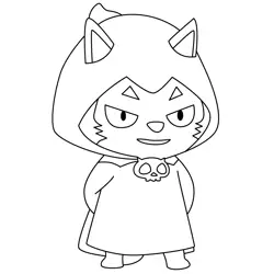 Devil King Free Coloring Page for Kids