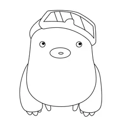 Yellow Power Free Coloring Page for Kids