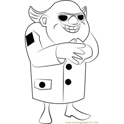 Dr T Free Coloring Page for Kids