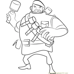 Grenadier Free Coloring Page for Kids