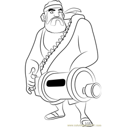 Heavy Free Coloring Page for Kids
