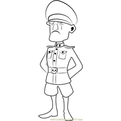 Lt Hammerman Free Coloring Page for Kids