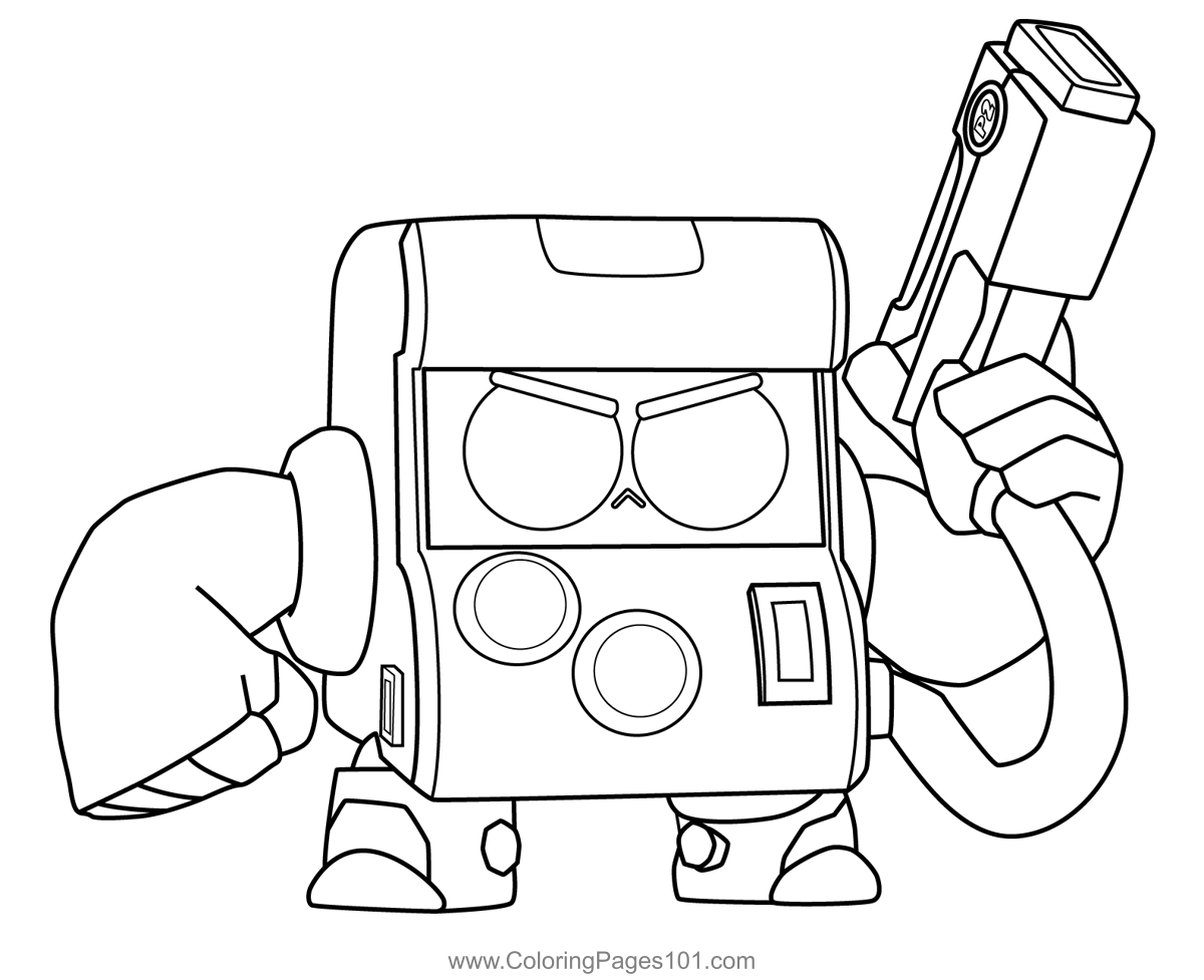 Brawl Stars Coloring Images Coloring Pages