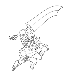 Jaeyun2 Best Legends Brawlhalla Free Coloring Page for Kids