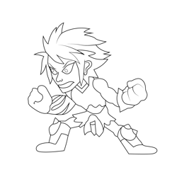 Petra3 Best Legends Brawlhalla Free Coloring Page for Kids