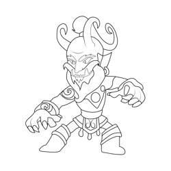 Wu Shang7 Best Legends Brawlhalla Free Coloring Page for Kids