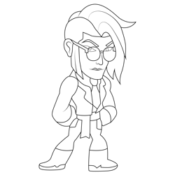 Zariel6 Best Legends Brawlhalla Free Coloring Page for Kids