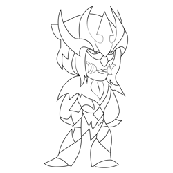 Zariel8 Best Legends Brawlhalla Free Coloring Page for Kids