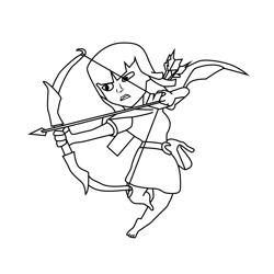 Archer Clash of Clans Free Coloring Page for Kids
