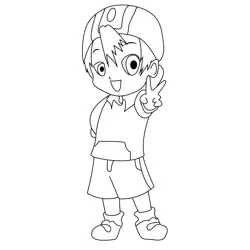 The T. K. Takaishi Free Coloring Page for Kids