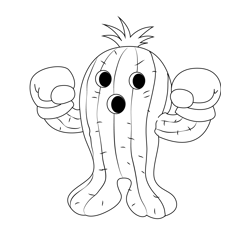 The Togemon Free Coloring Page for Kids