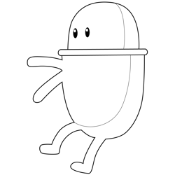 Numskull Dumb Ways To Die Free Coloring Page for Kids
