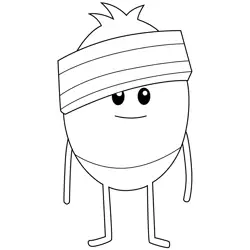 Zany Dumb Ways To Die Free Coloring Page for Kids