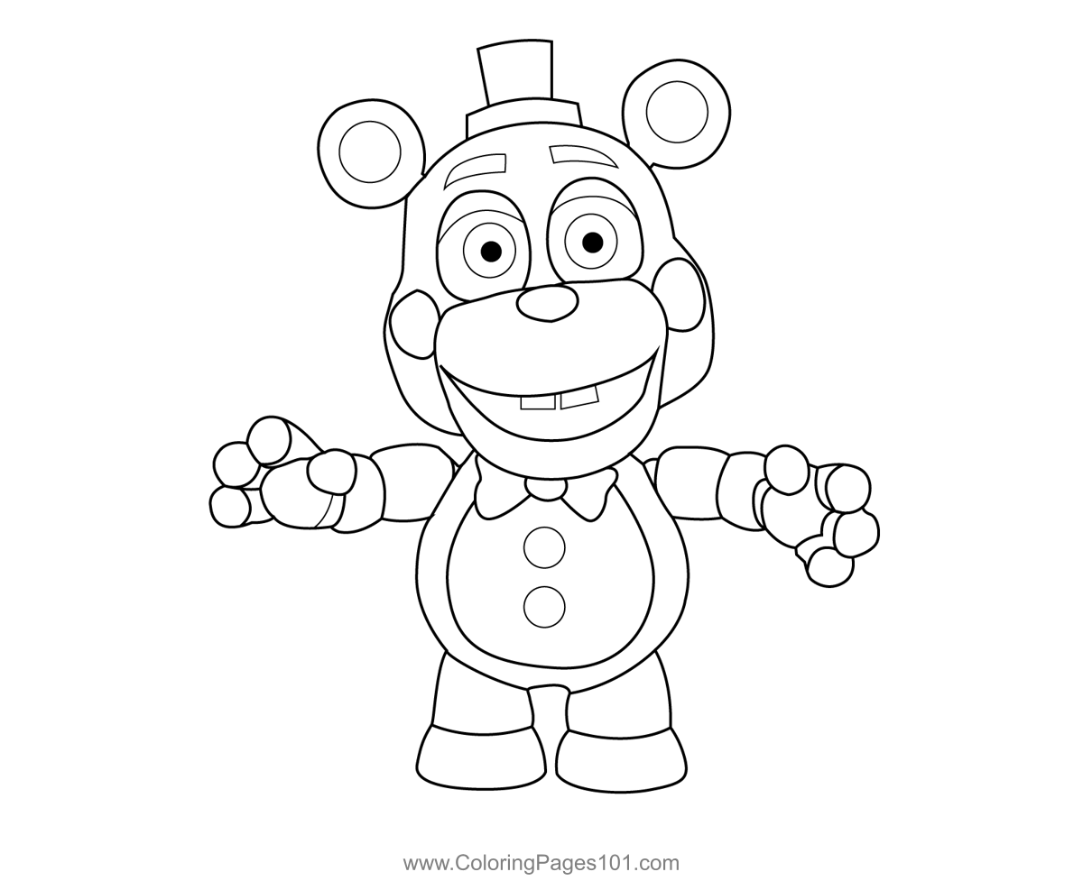 Fnaf Coloring Pages for Kids - Download Fnaf printable coloring pages -  ColoringPages101.com