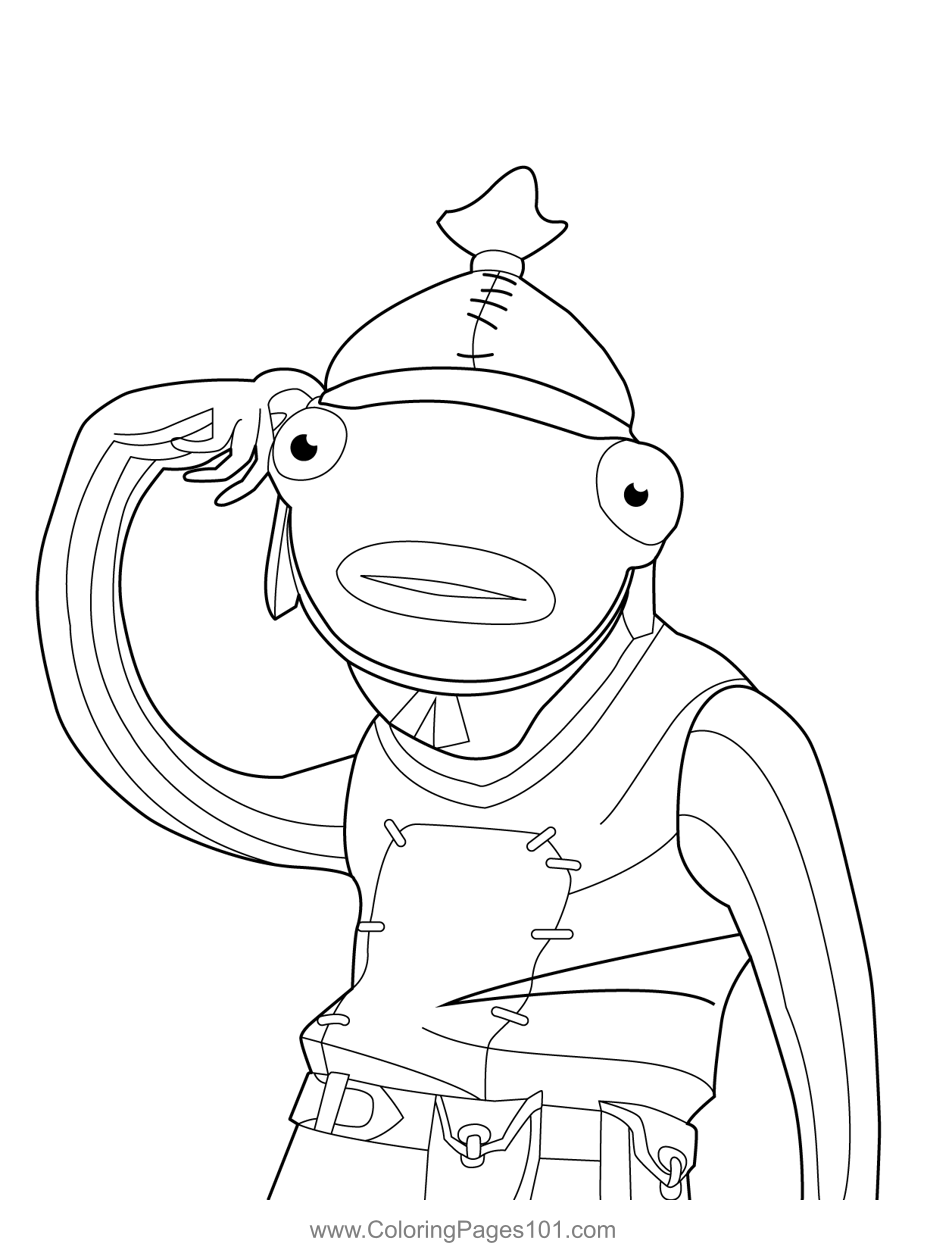 Fishstick Fortnite Coloring Page For Kids Free Fortnite Printable Coloring Pages Online For Kids Coloringpages101 Com Coloring Pages For Kids