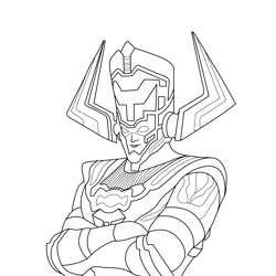 Galactus Fortnite Free Coloring Page for Kids