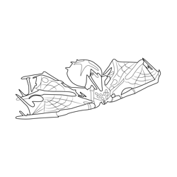 Hatchling Fortnite Free Coloring Page for Kids
