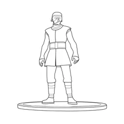 Kylo Ren Fortnite Free Coloring Page for Kids