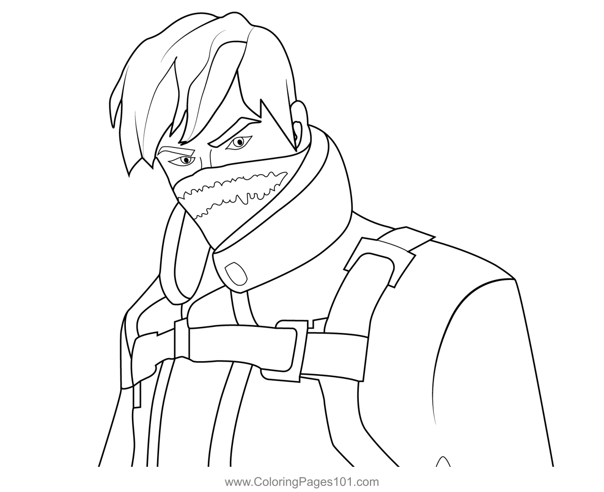 Mansu s Fortnite Coloring Page for Kids - Free Fortnite Printable
