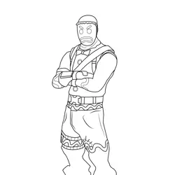 Merry Marauder Fortnite Free Coloring Page for Kids