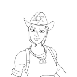 Rio Fortnite Free Coloring Page for Kids
