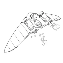 Water Wings Fortnite Free Coloring Page for Kids