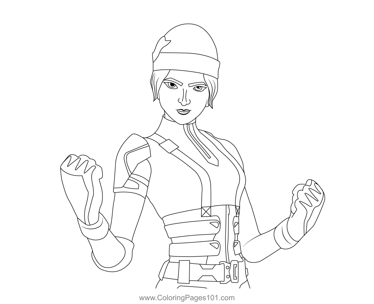 Wildcat Fortnite Coloring Page for Kids - Free Fortnite Printable