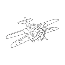 X 4 Stormwing Plane Fortnite Free Coloring Page for Kids