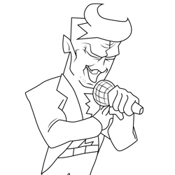 Daddy Dearest's Down Note Friday Night Funkin Free Coloring Page for Kids