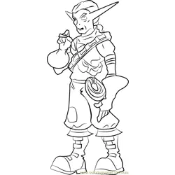 Jinx Free Coloring Page for Kids