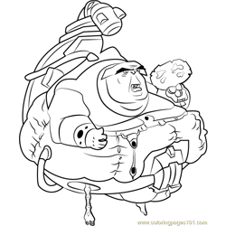 Krew  Free Coloring Page for Kids