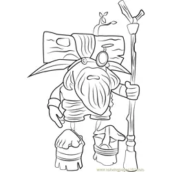 Samos the Sage Free Coloring Page for Kids