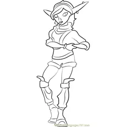 Tess Free Coloring Page for Kids