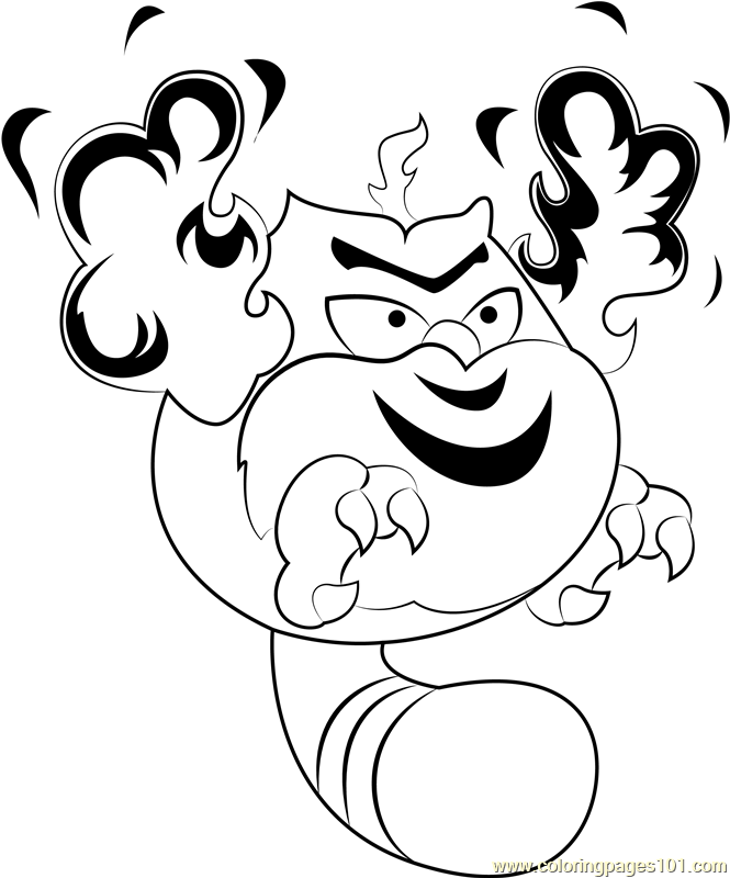 Bohboh Coloring Page for Kids - Free Kirby Printable Coloring Pages