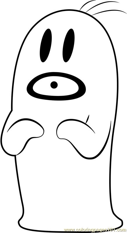 Doron Coloring Page for Kids - Free Kirby Printable Coloring Pages