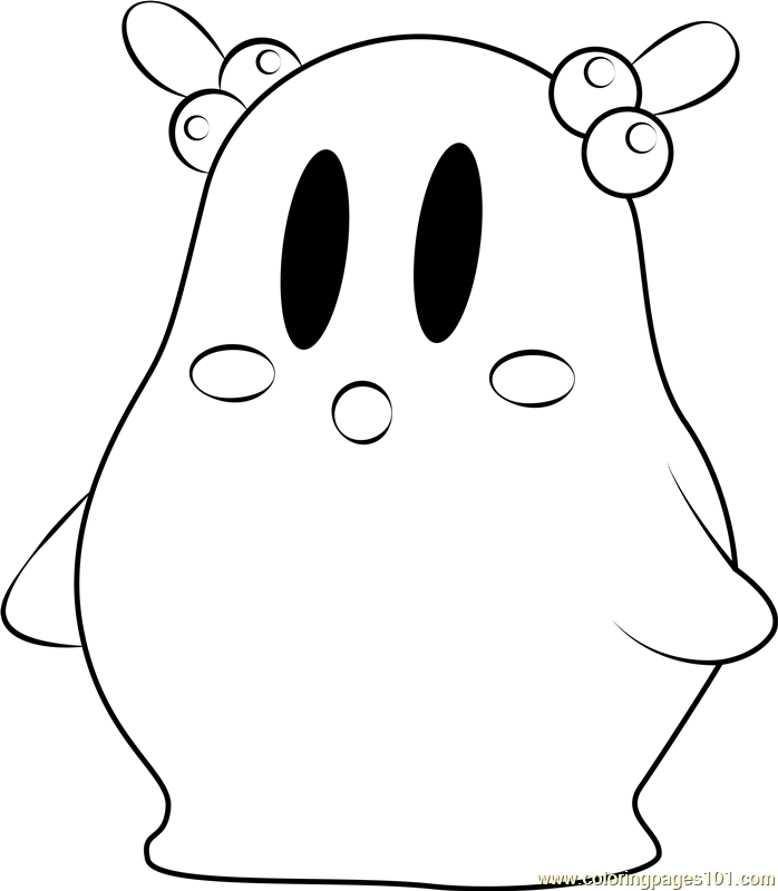 Honey Coloring Page for Kids - Free Kirby Printable Coloring Pages