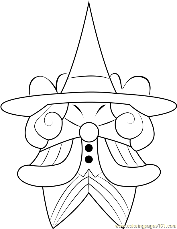 Paintra Coloring Page for Kids - Free Kirby Printable Coloring Pages