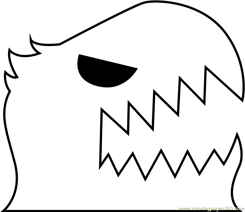 Shadowbite Coloring Page for Kids - Free Kirby Printable Coloring Pages