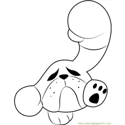 Box Boxer Free Coloring Page for Kids