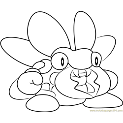 Bugzzy Free Coloring Page for Kids