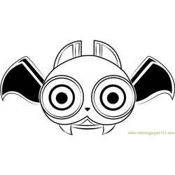 Buzzybat Free Coloring Page for Kids