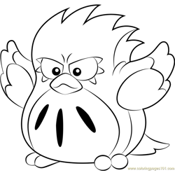 Coo Free Coloring Page for Kids