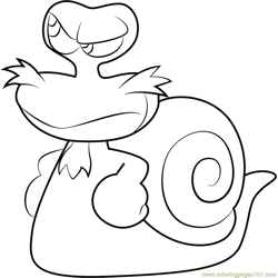 Escargoon Free Coloring Page for Kids