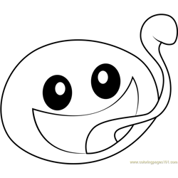 Gooey Free Coloring Page for Kids