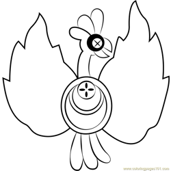 Hot Wings Free Coloring Page for Kids