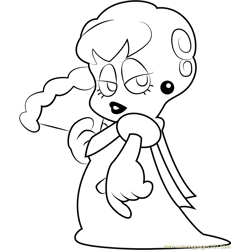 Lady Like Free Coloring Page for Kids